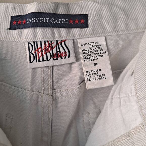 Bill Blass Petite Khaki 100% Cotton Easy Fit Capri - Size 8P - Picture 12 of 12